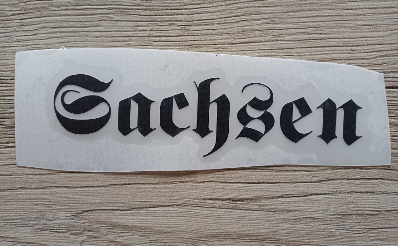 Sachsen Altdeutsch Aufkleber wasserfest