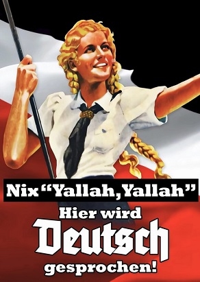 Hier wird Deutsch gesprochen 10 Aufkleber