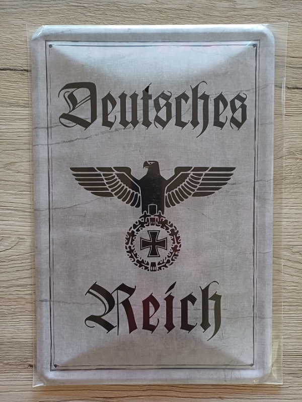 Deutsches Reich Reichsadler Blechschild