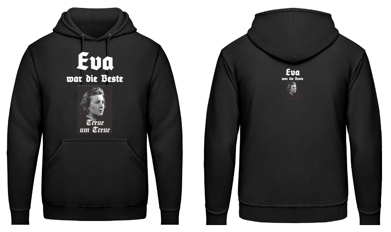 Eva war die Beste Kapuzenpullover