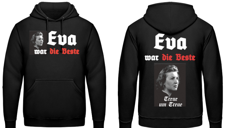 Eva war die Beste Kapuzenpullover