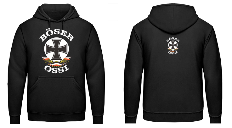 Böhser Ossi Eisernes Kreuz Kapuzenpullover