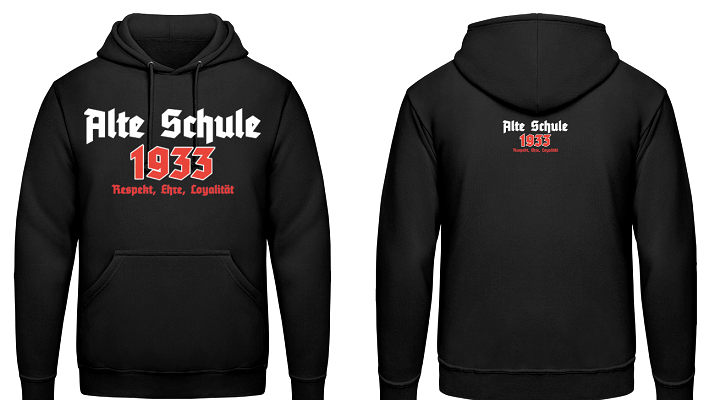 Alte Schule 1933 Kapuzenpullover
