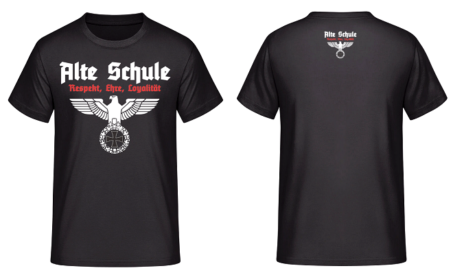 Alte Schule Reichsadler T-Shirt