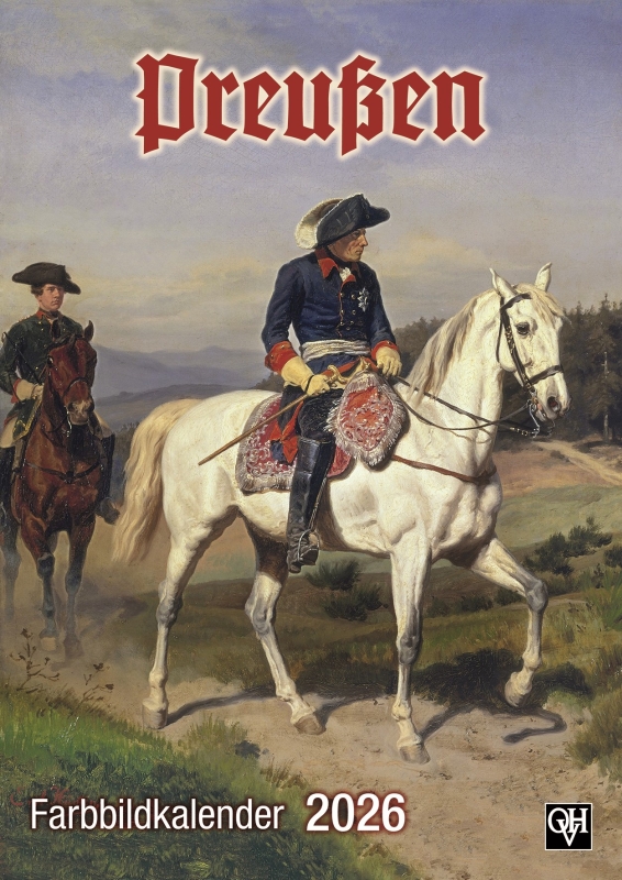 Kalender Preußen 2026 in Farbe