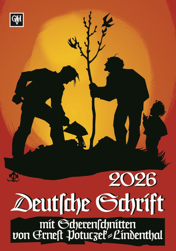 Kalender Deutsche Schrift 2026