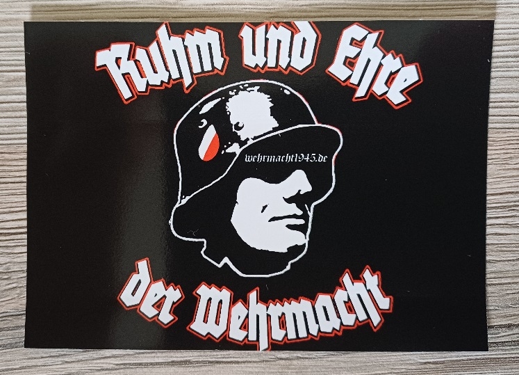 Ruhm und Ehre der Wehrmacht 60 Aufkleber