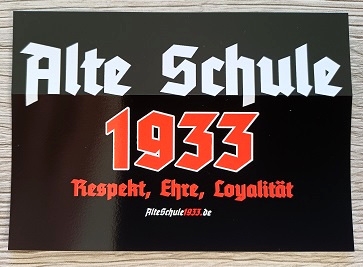 Alte Schule 1933 60 Aufkleber