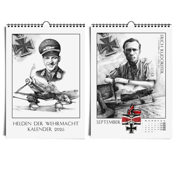 Kalender Helden der Wehrmacht 2026