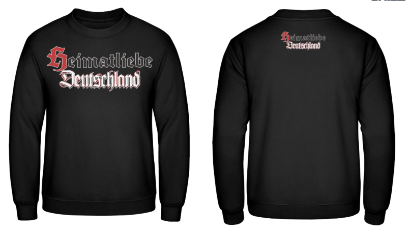 Heimatliebe Deutschland Pullover