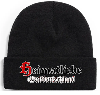 Heimatliebe Ostdeutschland Wintermütze