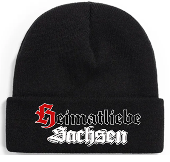 Heimatliebe Sachsen Wintermütze