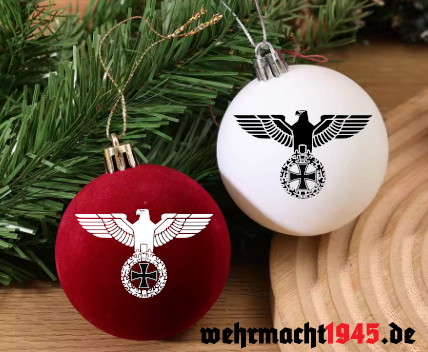 Reichsadler 2 Weihnachtskugeln