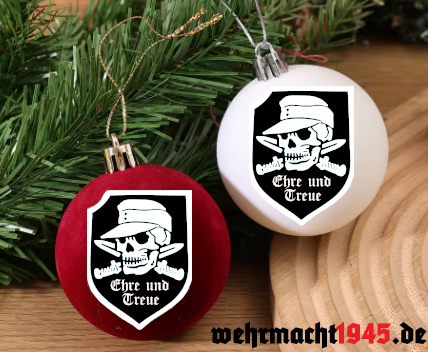 Ehre und Treue 2 Weihnachtskugeln