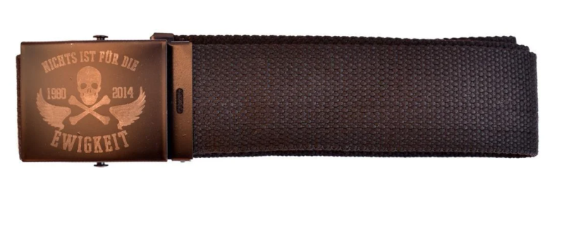 Nichts ist für die Ewigkeit Gürtel mit Metallschloss