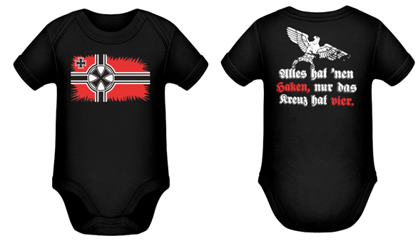 Alles hat ein Haken nur das Kreuz hat 4 Baby Body