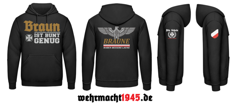 Braun ist bunt genug Kapuzenpullover