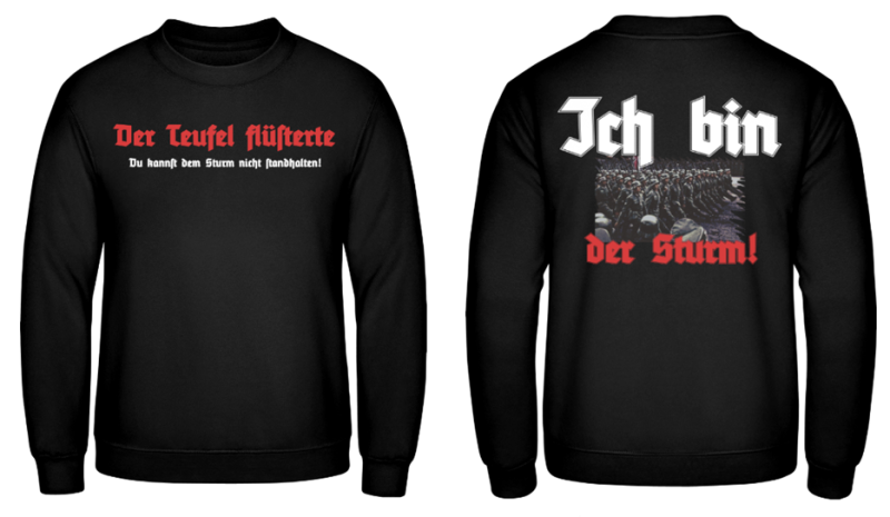 Der Teufel flüsterte Ich bin der Sturm Pullover