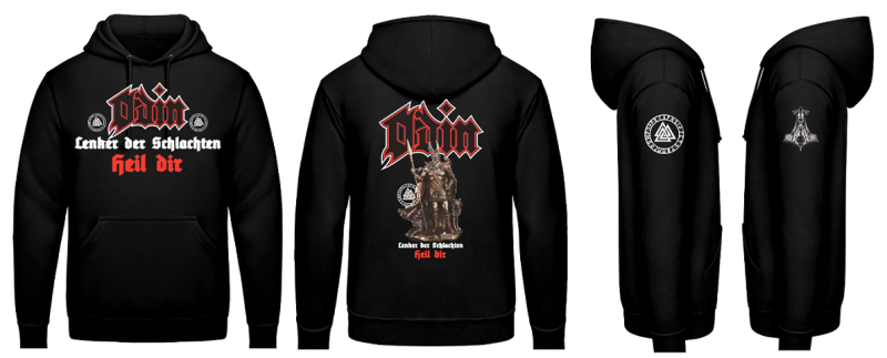 Odin Lenker der Schlachten Kapuzenpullover