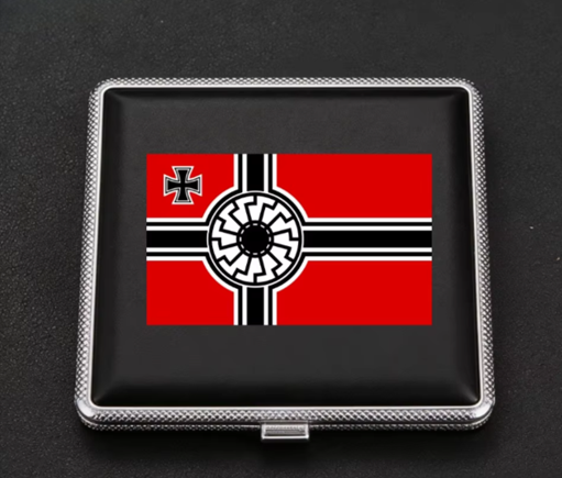 Reichskriegsflagge schwarze Sonne Zigarettenetui