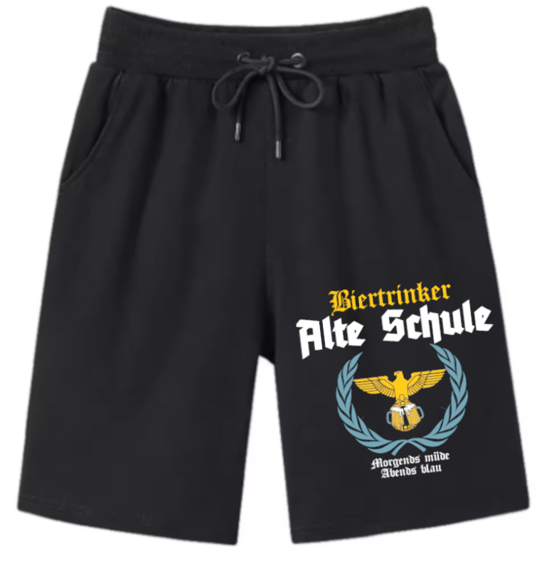 Alte Schule Biertrinker Reichsadler Kurze Hose