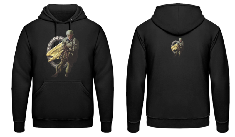 Fallschirmjäger Abzeichen Kapuzenpullover
