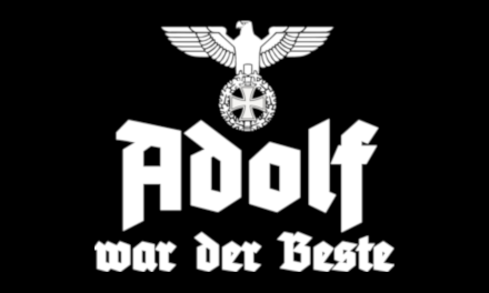 Adolf war der Beste Fahne