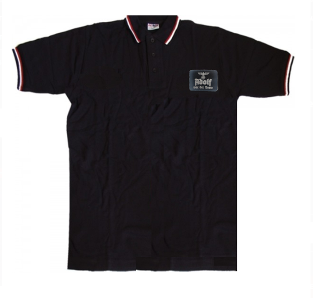 Adolf war der Beste Aufnäher Poloshirt