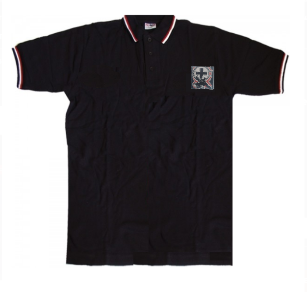 Landser Balkenkreuz Aufnäher Poloshirt