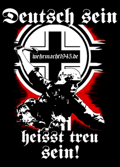 Deutsch sein heisst treu sein 80 Aufkleber