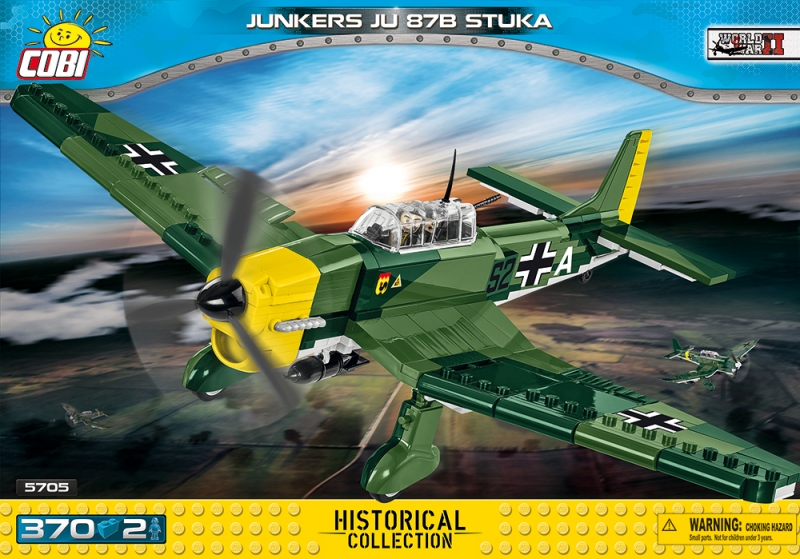 Cobi 5705 Junkers Ju 87 B-2 Stuka - Bausatz(Nur noch wenige da)