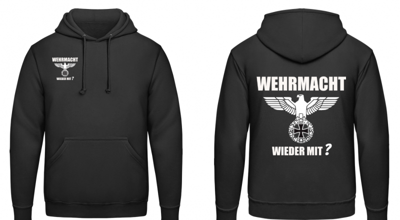 Wehrmacht wieder mit? - Sweatshirt mit Kapuze