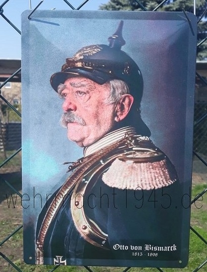 Otto von Bismarck - Blechschild