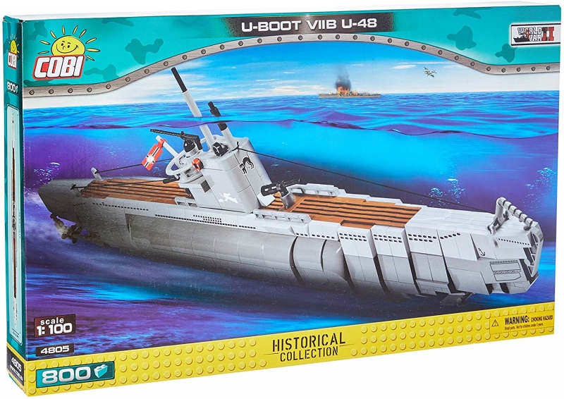 Cobi 4805 Deutsches U-Boot U-48 Typ VIIB - Bausatz(nur noch wenige da)