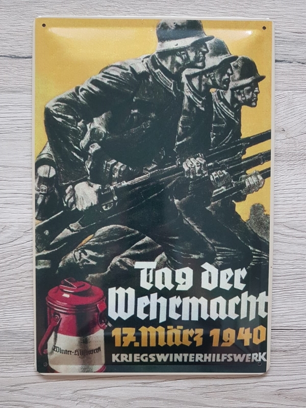 Deutsche Soldaten, Tag der Wehrmacht - Blechschild II