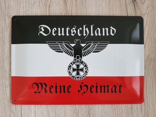 Deutschland Meine Heimat - Blechschild