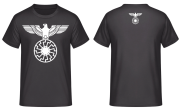 Reichsadler auf schwarze Sonne - T-Shirt