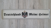 Deutschland, meine Heimat - Blechschild