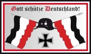 Gott schütze Deutschland - Fahne/Flagge 150x90 cm