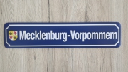 Mecklenburg - Vorpommern - Blechschild