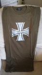 T-SHIRT DRUCK ′BALKENKREUZ′ OLIV