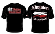 Deutschland Reichsadler Division - T-Shirt schwarz