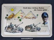 Erwin Rommel Arfika Korps - Blechschild