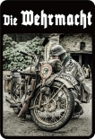 Wehrmacht Krad Motorrad - Blechschild