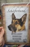 Der Deutsche Schäferhund - Blechschild