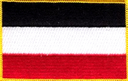 Deutsches Reich schwarz/weiss/rot - Aufnäher