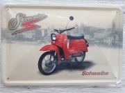 Simson Schwalbe - Blechschild