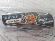 Deutscher durch Geburt - Ossi durch die Gnade Gottes - Taschenmesser