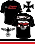 Sachsen Division - Kampfgruppe Sachsen - T-Shirt schwarz