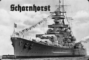 Schlachtschiff Scharnhorst II - Blechschild